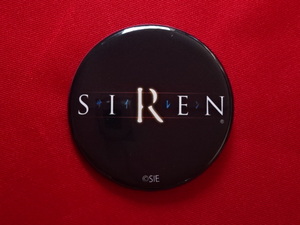 「SIREN」（サイレン）缶バッジ タイトルロゴ バッチ SIREN2 NT New Translation SCEI SONY SIREN展 墓場の画廊