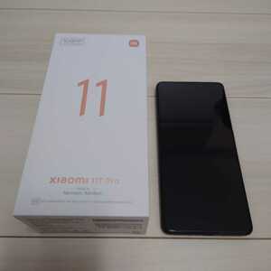 【7月購入美品】Xiaomi 11T Pro 本体　日本版SIMフリー　Xiaomi直販購入