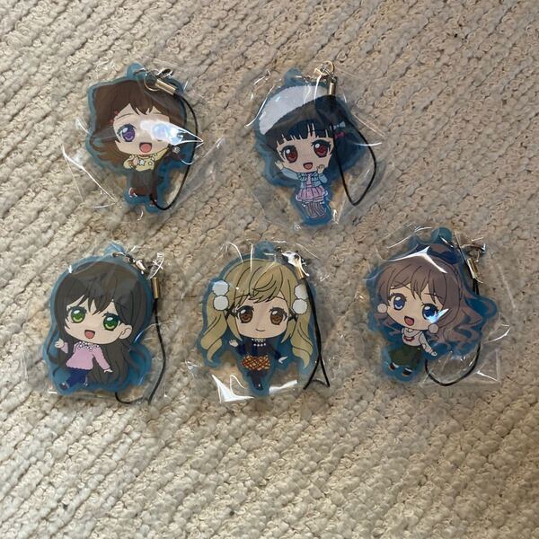バンドリ Poppin' Party ラバーストラップ 5つセット