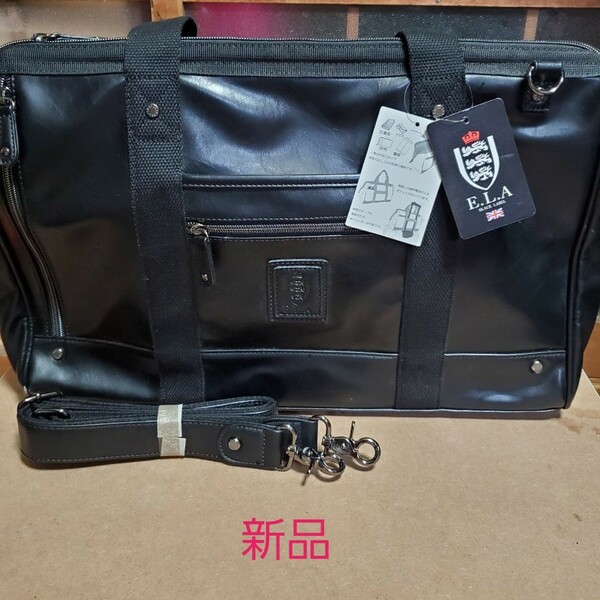 新品 ELA,.BLACK. LABELボストン、2wayバック