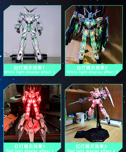 ☆１/１００　MＧユニコーンガンダムVer.Ka専用　ＬＥＤユニットセット 　赤　ＵＣ　NT　ナラティブ　FAユニコーン　ガンダム