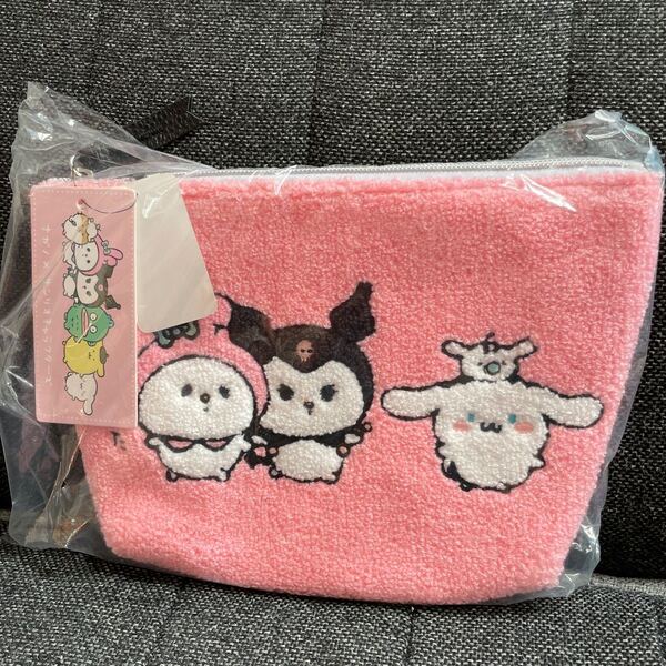 サンリオ ナガノ コラボ ポーチ クロミ マイメロディ マイメロ シナモロール シナモン サガラポーチ Cinnamoroll