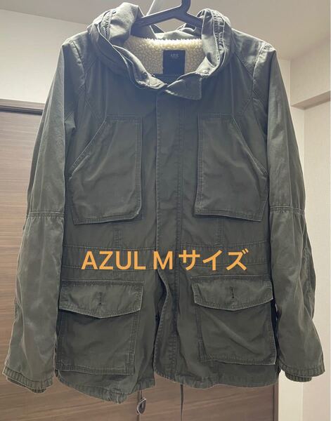 AZUL モッズコート レディース カーキ