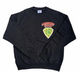 新品 Lサイズ MASTERPIECE SOUND LOGO CREW SWEAT BLACK スウェット ブラック 黒 マスターピースサウンド CHAMPION