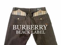 BURBERRY BLACKLABEL コーデュロイパンツ バーバリーブラックレーベル ボトムス パンツ 三陽商会 正規品 73 ストレート ノヴァチェック_画像1