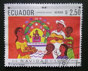 外国切手　クリスマス 　使用済み　6枚　u701
