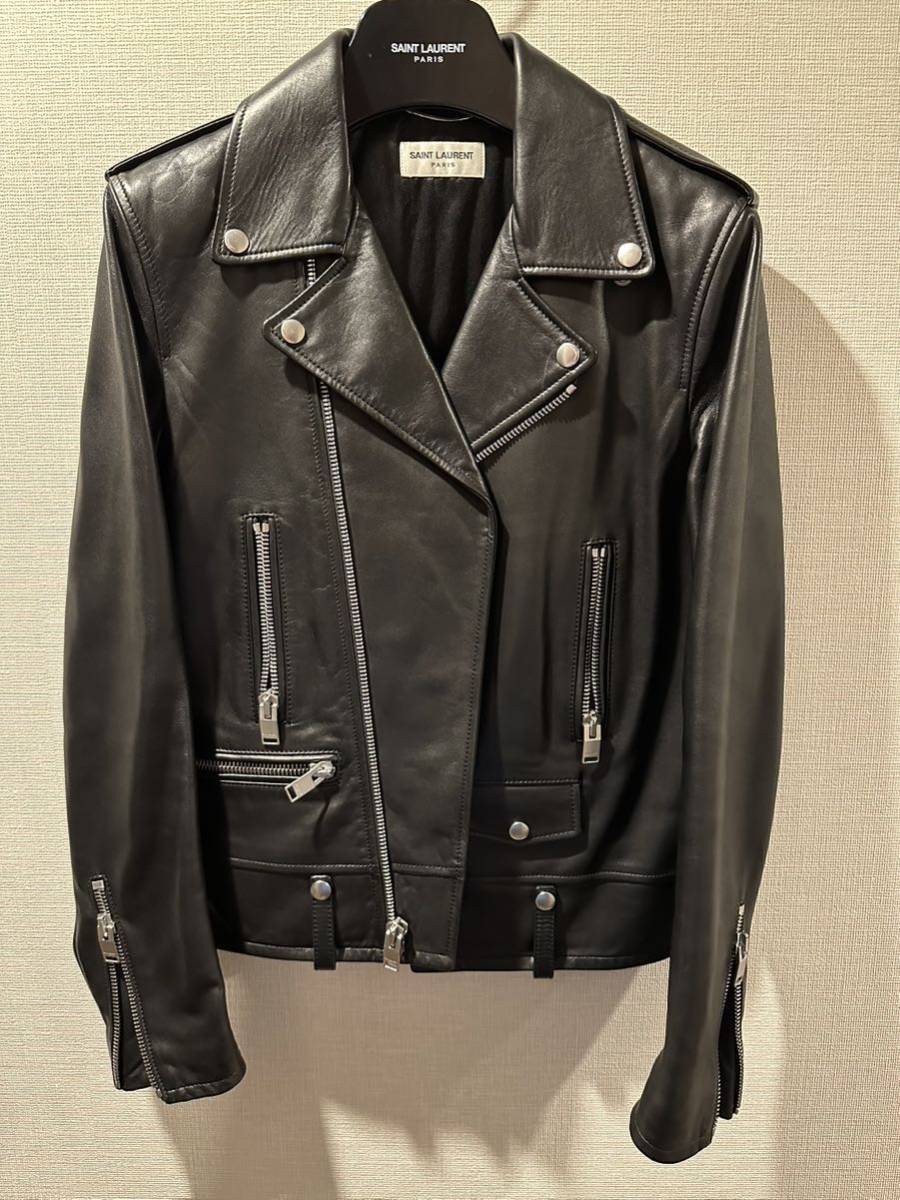 106800円日本 安い 正規 品 通販 サンローラン ライダース ジャケット