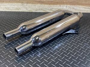 *Triumph Triumph * Bonneville T100?* оригинальный * глушитель muffler обувь без шнуровки *2206355*