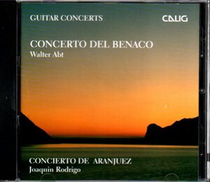 ワルター・アブト/Walter Abt「Abt:Concerto del Benaco / Rodrigo:Concierto de Aranjuez」アランフェス協奏曲/クラシックギター