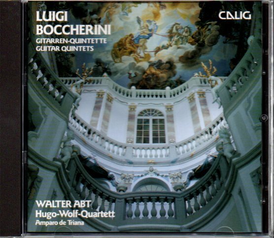 ワルター・アブト/Walter Abt & Hugo Wolf Quartett「Luigi Boccherini : Guitar Quintets」クラシックギター