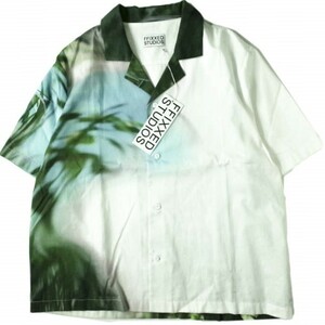  новый товар FFIXXED STUDIOS фиксирующие детали стерео . Dio s21SS BOWLING SHIRT WULAI PRINTbo- кольцо рубашка SS21MENSHT05 S открытый цвет g7680