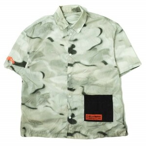 HERON PRESTON ヘロンプレストン 20SS S/S CAMOUFLAGE POCKET SHIRT カモフラージュショートスリーブシャツ HMGA012S20910006 L g7626