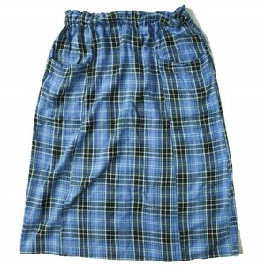 South2 West8 サウスツーウェストエイト S2W8 Army String Skirt - TWILL PLAID アーミーストリングスカート JO809 2 ブルー lc31880