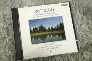 【クラシックCD】『ロドリーゴ』■アランフェス協奏曲 ■ある貴神のための幻想曲 ペペ・ロメロ CC-1030/CD-15363
