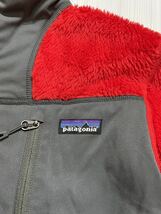 ■ patagonia パタゴニア■ 25700FA12 レギュレーター R3 ポーラテック ハイロフト フルジップ フリース ジャケット レッド S_画像6