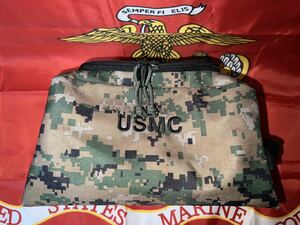 中古美品　made in USA USMC デジタルマーパッドウッドランドポーチ　vanguard製