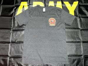 中古美品　US ARMY MWCS-18 DRI Tシャツ　ALL ade製　ダークグレー　MEDIUM