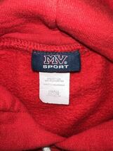 中古美品　made in USA USMC フーディ　SMALL RED MV SPORT製_画像4