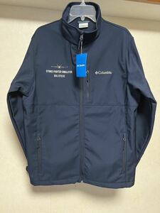 新品未使用タグ付き　Columbia ascender softshell jacket strike fighter simulator big stive LARGE ネイビー