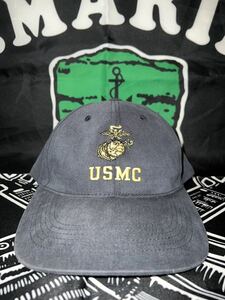 中古美品　made in USA USMC コットンキャップ　フリーサイズ