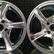 管理番号：W9-163【4本価額】【15x6.5J 4x100 ET+33 ハブ59】INPUL・ロードスター等・日本製・直接引取可能_画像3