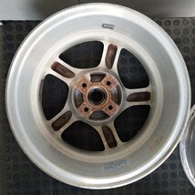 管理番号：W9-163【4本価額】【15x6.5J 4x100 ET+33 ハブ59】INPUL・ロードスター等・日本製・直接引取可能_画像6