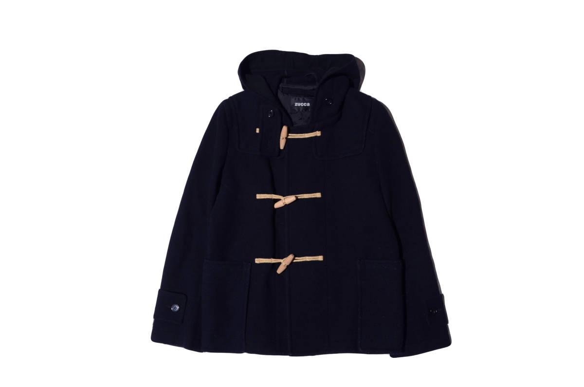 zucca ズッカ ツイルメルトン ショートダッフルコート M - www