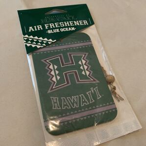 【グリーン】ハワイ大学 エアフレッシュナー HDM Hawaii USDM ブルーオーシャンTruckfield