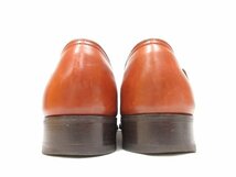 ■HH美品【ジョンロブ JOHN LOBB】VALE ベイル プサイドストラップシューズ 靴 (メンズ) size6.5D8000 チェスナットミスティ ★8MZA1334★_画像9