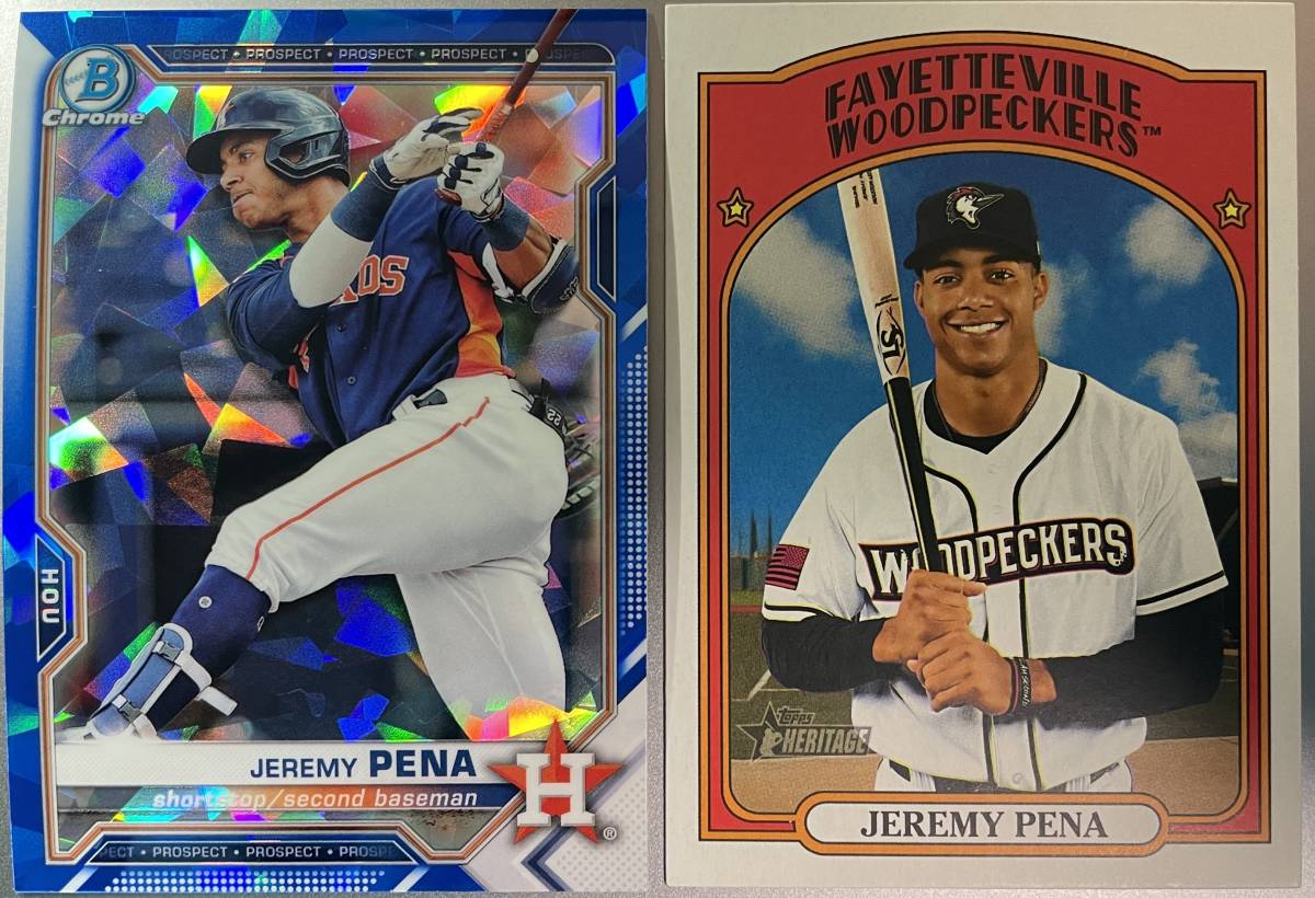 ビンディングの販売 【Jeremy Pena】直筆サイン topps now【RC