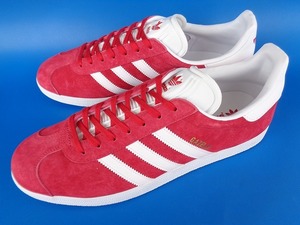 11692■新品 デッド 17年製 adidas GAZELEE アディダス ガッツレー 赤 白 スエード レッド 29 cm S76228