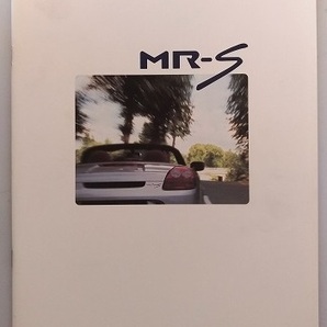 MR-S　(ZZW30)　車体カタログ　2002年8月　S EDITION B EDITION V EDITION　古本・即決・送料無料　管理№ 4998D