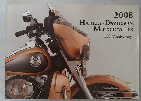 2008 HARLEY-DAVIDSON MOTORCYCLES 105th Anniversary カタログ　FXDF XL1200N VRSCDX VRSCAW VRSCD 古本・即決・送料無料　管理№ 4869O