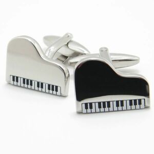  cuffs cuffs button silver .kilali piano men's present cuffs mania 