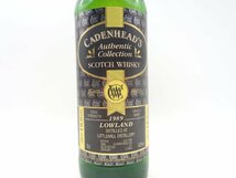 【1円】～ CADENHEAD'S ケイデンヘッド オーセンティック コレクション LITTLEMILL 10年 リトルミル 700ml 63,8% 箱入 液面低下 Z3467_画像6