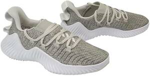 アディダス アルファバウンス TR W 24.5cm グレー ホワイト adidas AlphaBOUNCE TR W 灰色 白 ウィメンズ トレーニング シューズ