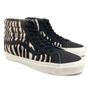  Van z23.5cm skate высокий черный Zebra включая налог обычная цена 15400 иен VANS SK8-HI 38 DX дыра высокий m Factory - lako Vans спортивные туфли 