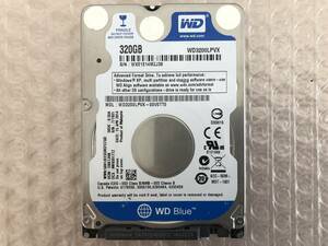 【ジャンク】WesternDigital WD3200LPVX 320G 7mm厚