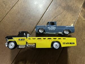 2台 Hotwheels chevy pickup 62 ピックアップ ホットウィール トラック ムーンアイズ C-10 mooneyes Horizon Hauler ホライゾン ホーラー