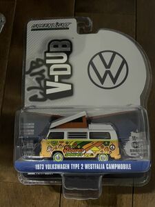 Greenlight 1:64 1973 Volkswagen Type 2 Van Westfalia: Flower Power グリーンライト フォルクスワーゲン vw タイプ ウェストファリア