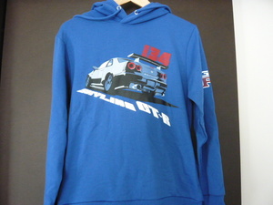 [即決]ダブルフォーカス × 日産 スカイラインGT-R　BNR34 コラボ パーカー Mサイズ ☆タグ付き・新品・未使用★