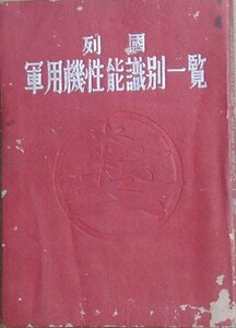 ■■列国軍用機性能識別一覧 昭和19年 少痛本