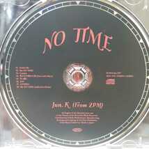 【超貴重!!】Jun.K from 2PM ★NO TIME★初回限定盤B CD+ボーナストラック3曲付き★帯付き 良好_画像2