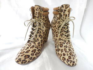 NO NAME* original leather short boots *38*24*1 times use * rank S* search ....24