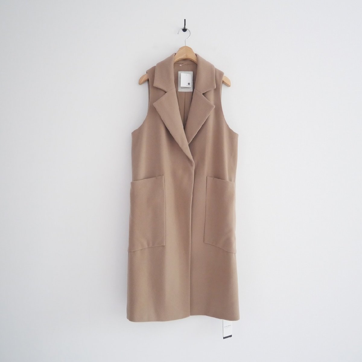 ポイントキャンペーン中 Theory 20aw ロングベスト キャメル | www