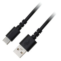 USBケーブル 充電/データ転送 TypeA-C 高速充電15W 1.5m/1.5メートル ブラック グリーンハウス GH-UCACA15-BK/0878_画像1