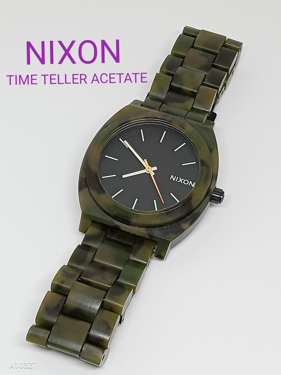 記念日 □ NIXON TIME TELLER P 男女兼用 腕時計 稼働中 ivv-jva.com