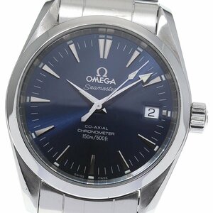 【OMEGA】オメガ シーマスター アクアテラ 2504.80 自動巻き ボーイズ_707772【ev20】