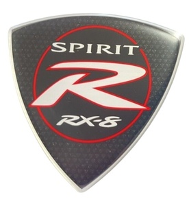 RX-8 マツダ 純正 スピリットR SPIRIT R エンブレム 新品 未使用 RX8 SE3P オーナメント