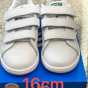 新品未使用　Adidas スタンスミス　子供　16cm 